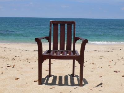 Imagen silla en la playa